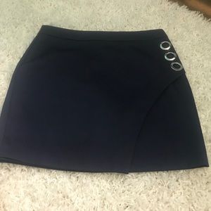 Navy Blue Mini Skirt NWOT
